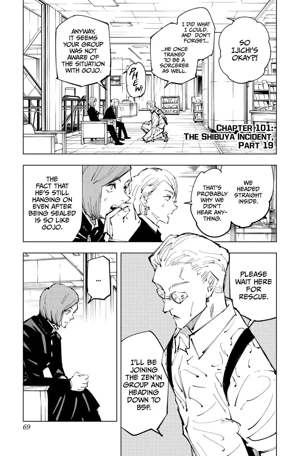 Read Jujutsu Kaisen Chapter 101 Page 1