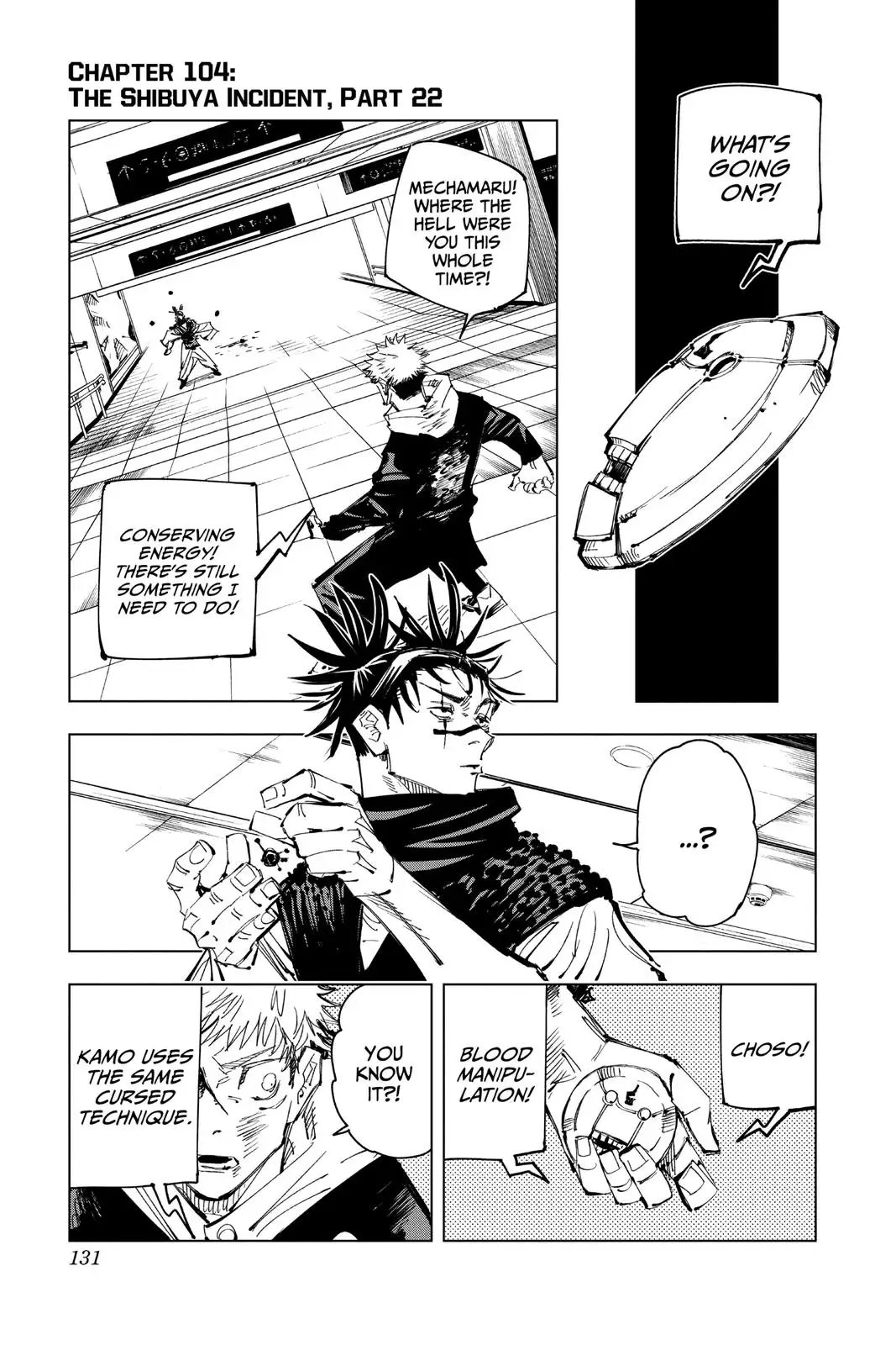 Read Jujutsu Kaisen Chapter 104 Page 1