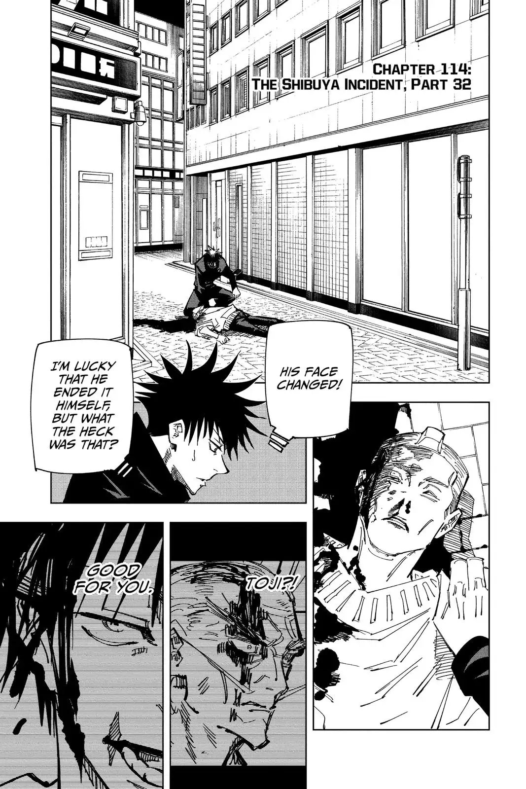 Read Jujutsu Kaisen Chapter 114 Page 1