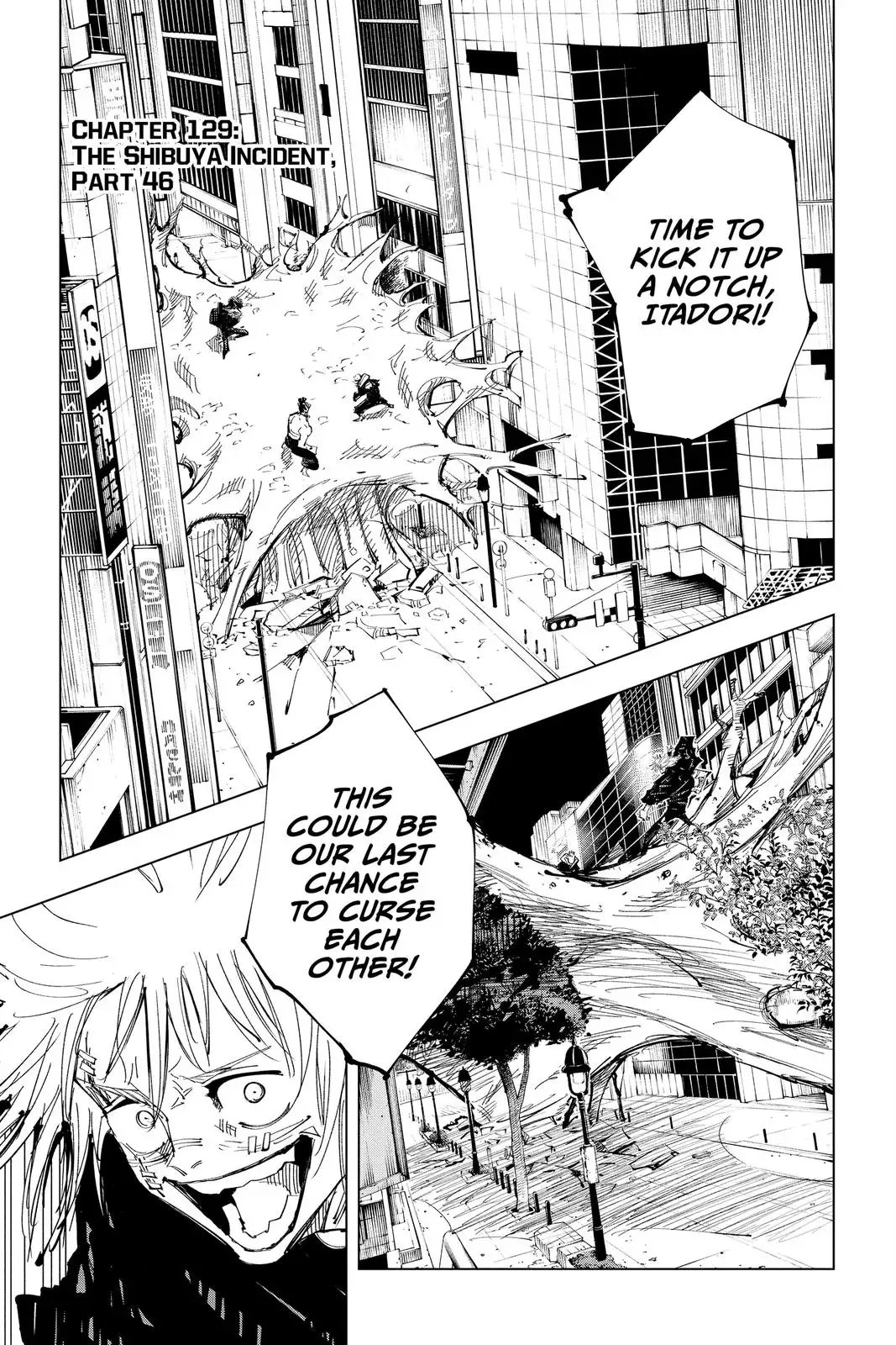 Read Jujutsu Kaisen Chapter 129 Page 1