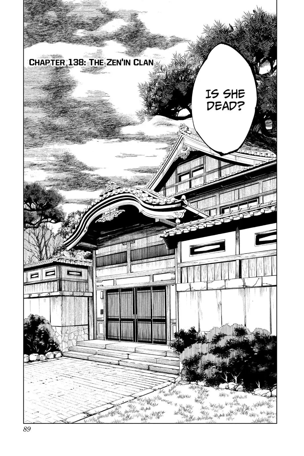 Read Jujutsu Kaisen Chapter 138 Page 1
