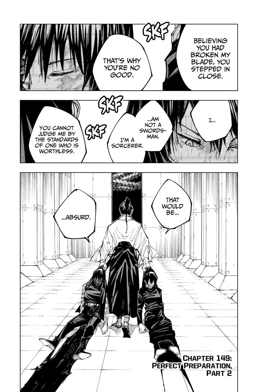 Read Jujutsu Kaisen Chapter 149 Page 1