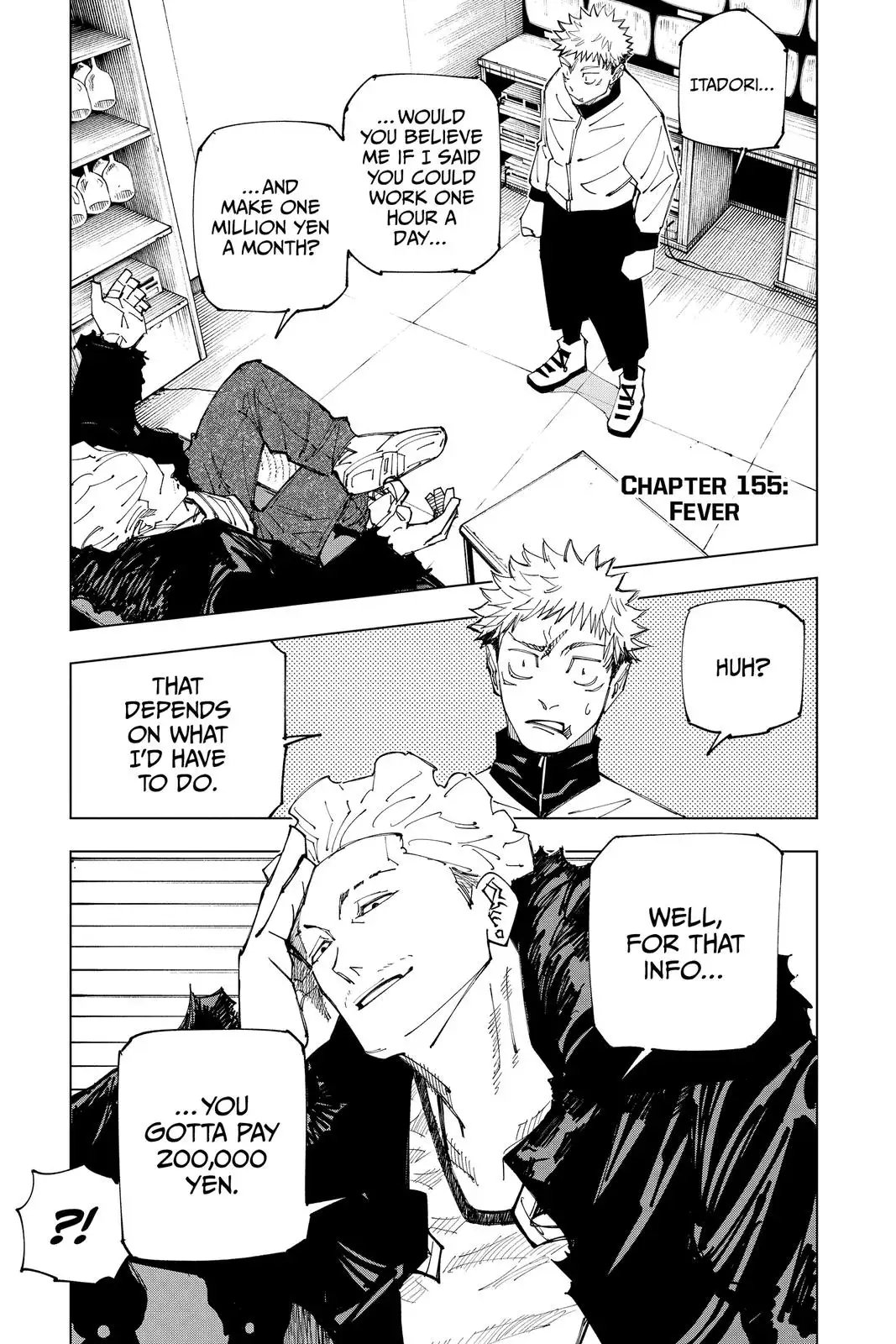 Read Jujutsu Kaisen Chapter 155 Page 1