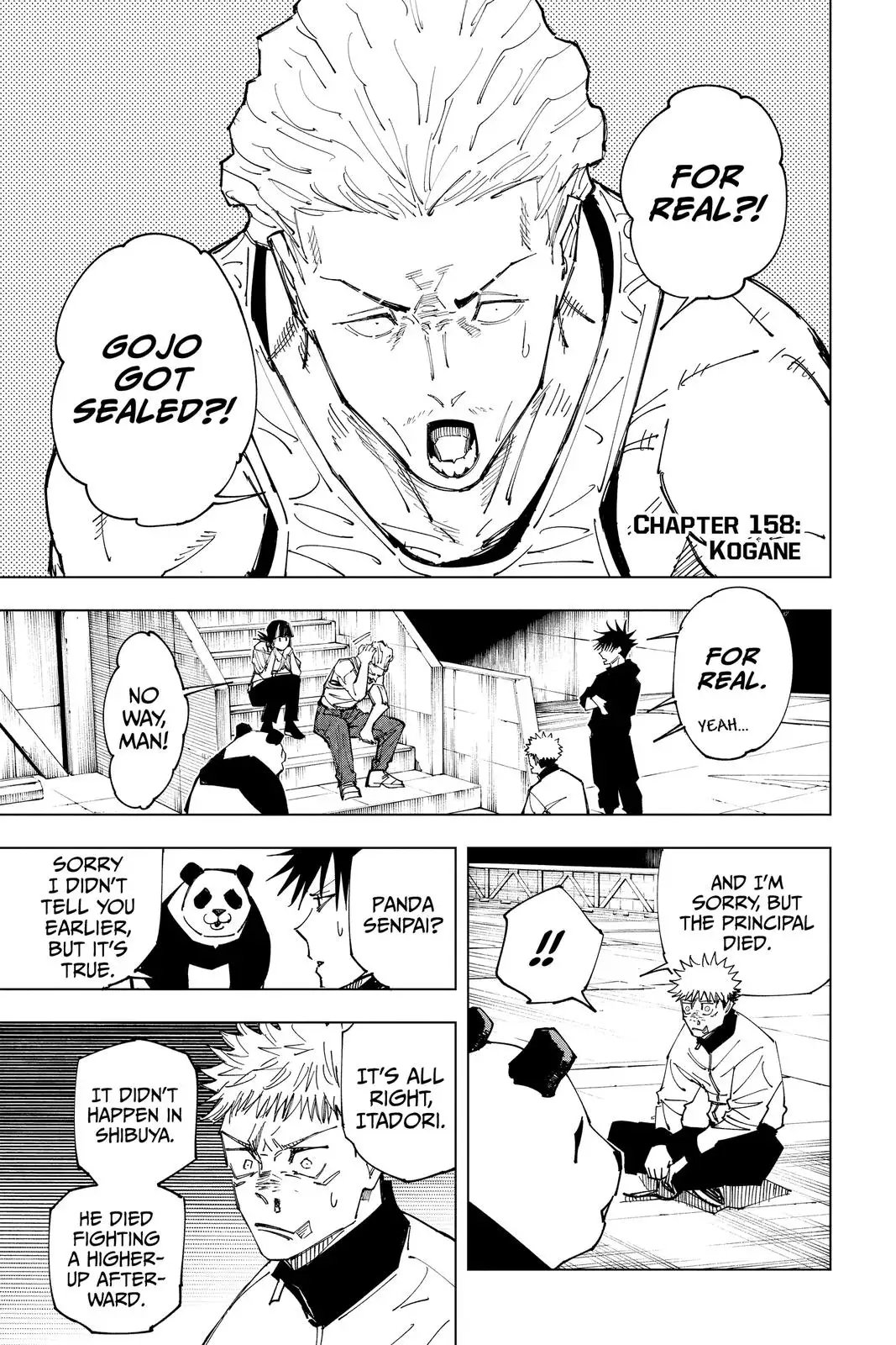 Read Jujutsu Kaisen Chapter 158 Page 1