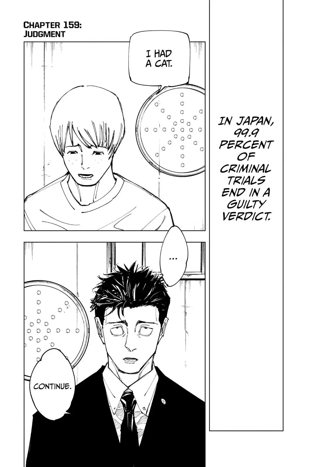 Read Jujutsu Kaisen Chapter 159 Page 1