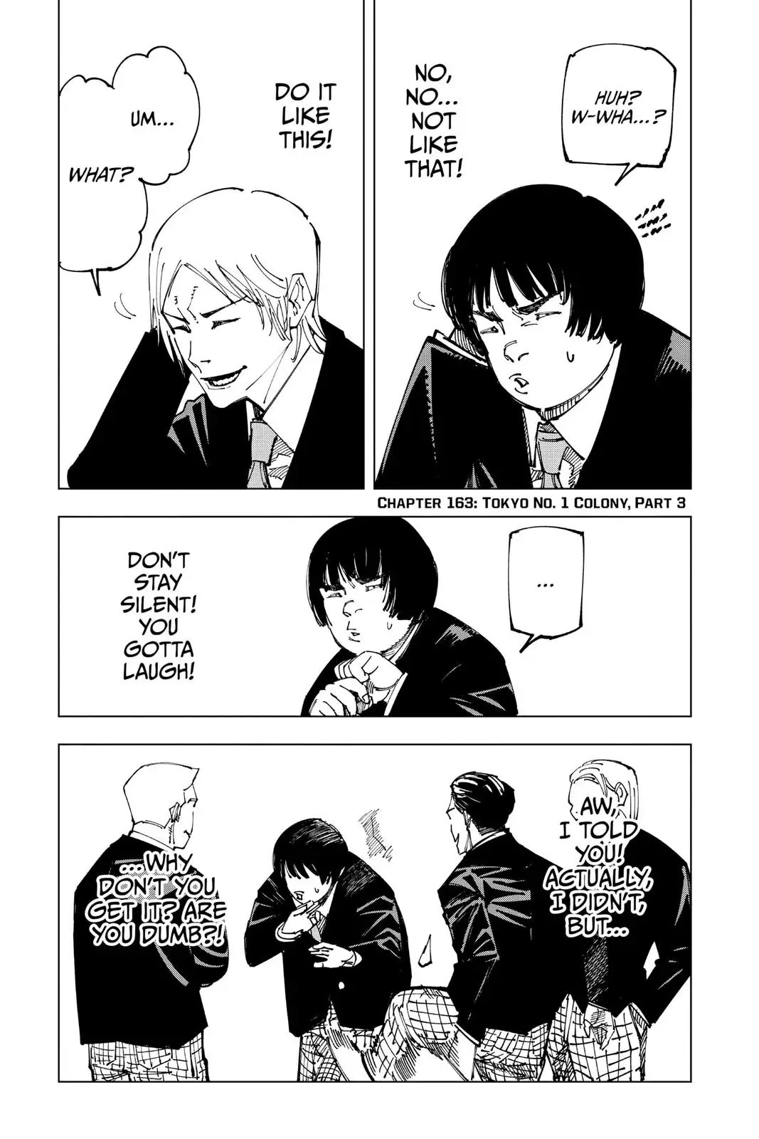 Read Jujutsu Kaisen Chapter 163 Page 1