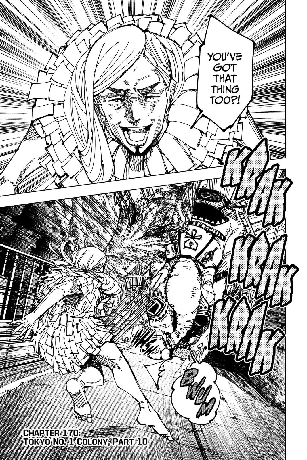 Read Jujutsu Kaisen Chapter 170 Page 1
