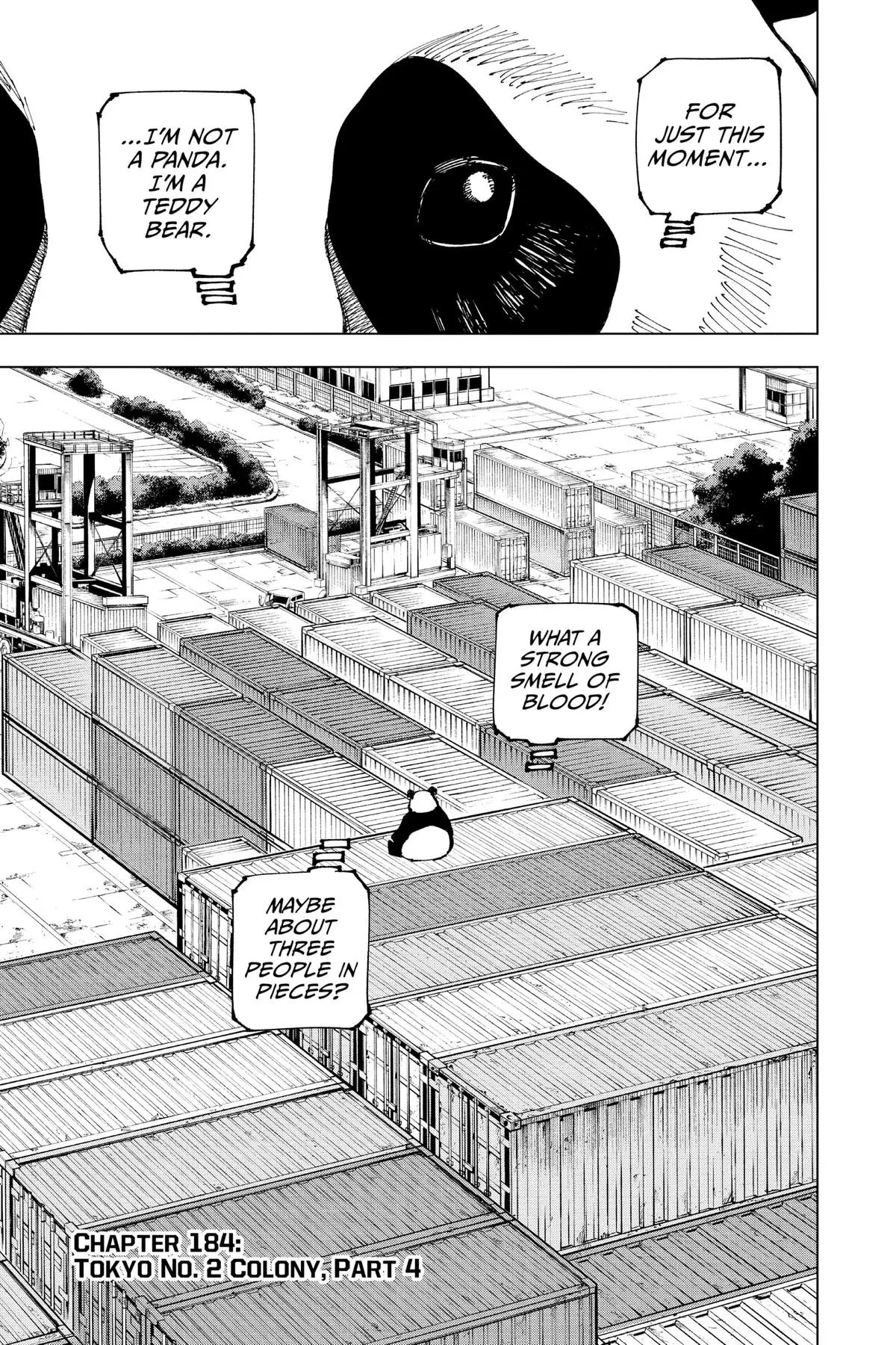 Read Jujutsu Kaisen Chapter 184 Page 1