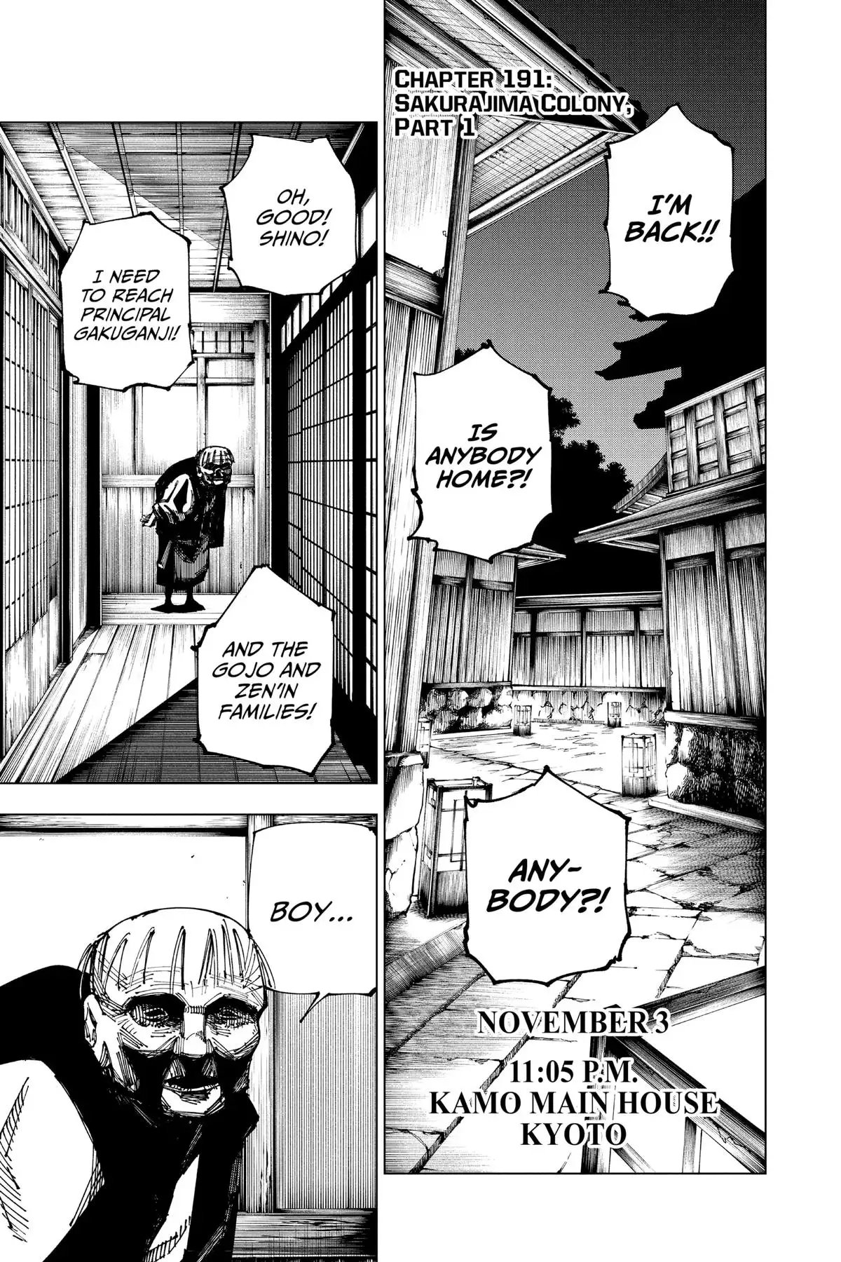 Read Jujutsu Kaisen Chapter 191 Page 7