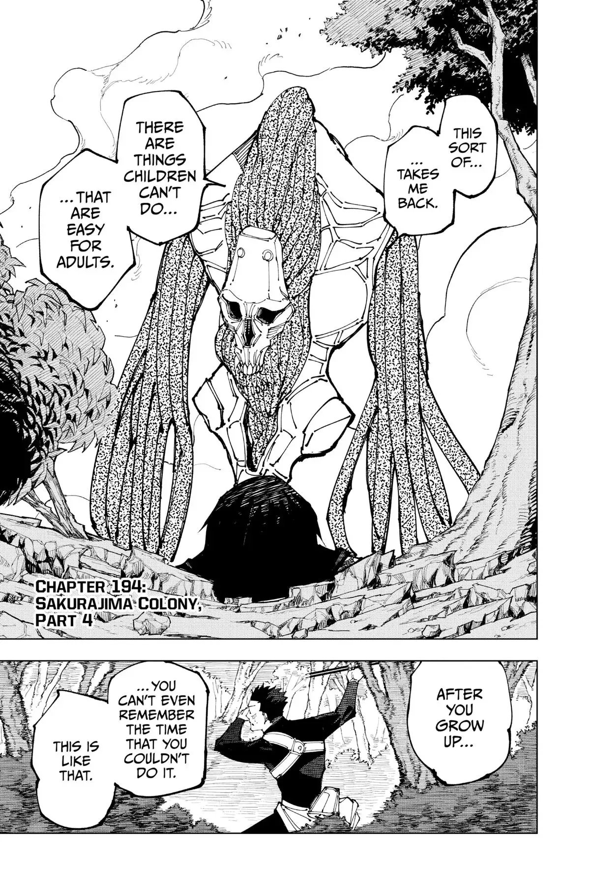 Read Jujutsu Kaisen Chapter 194 Page 1