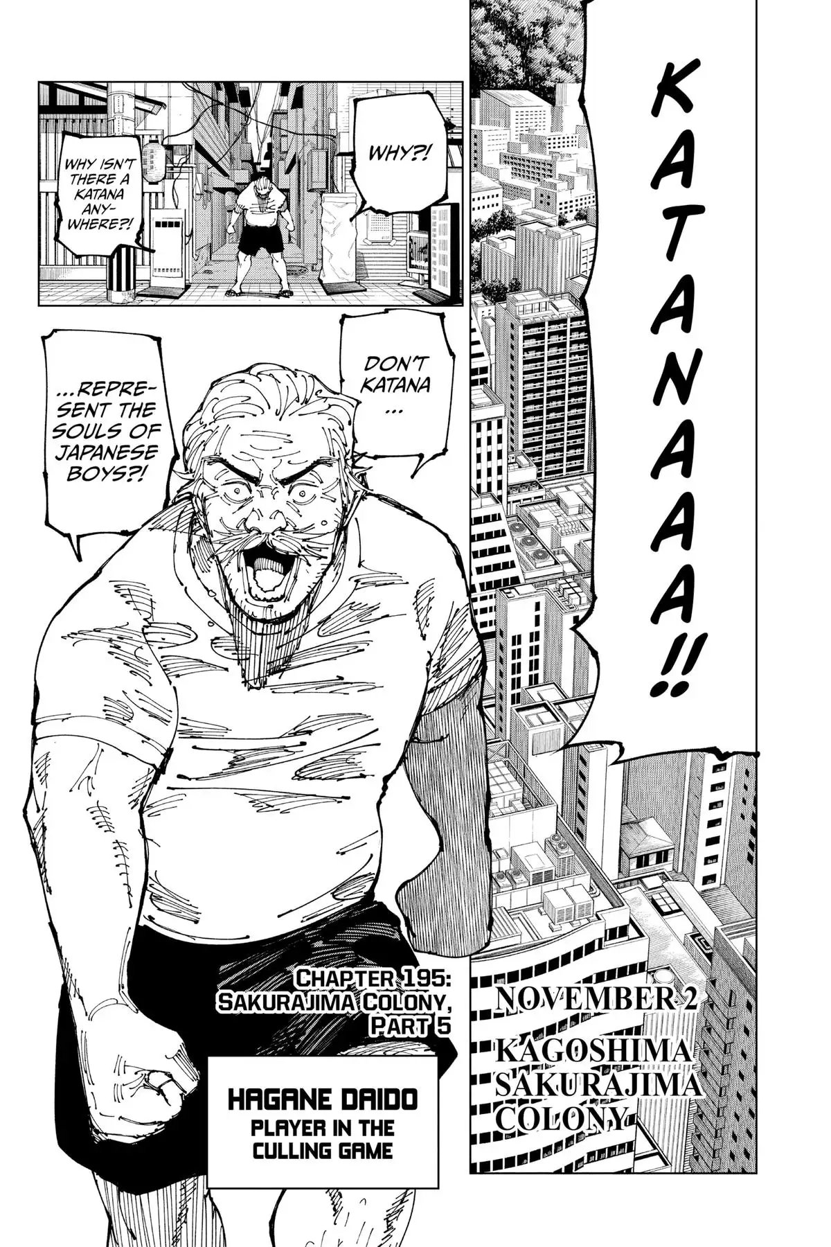Read Jujutsu Kaisen Chapter 195 Page 1