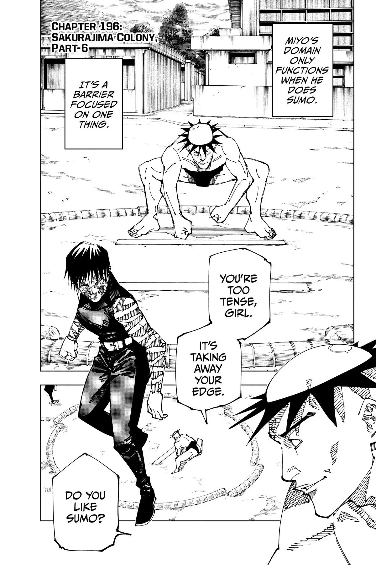 Read Jujutsu Kaisen Chapter 196 Page 1