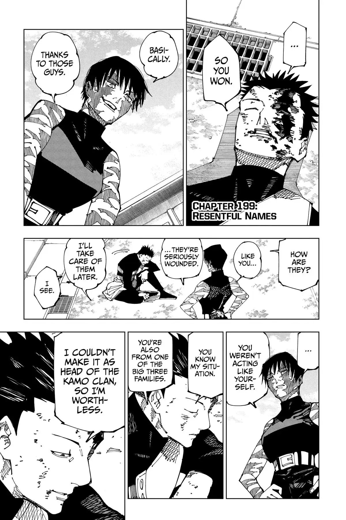 Read Jujutsu Kaisen Chapter 199 Page 1
