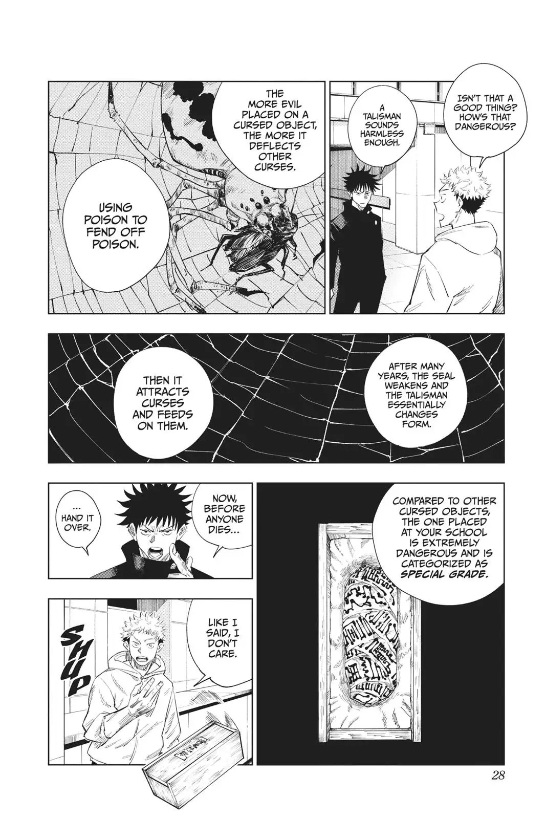 Read Jujutsu Kaisen Chapter 1 Page 28