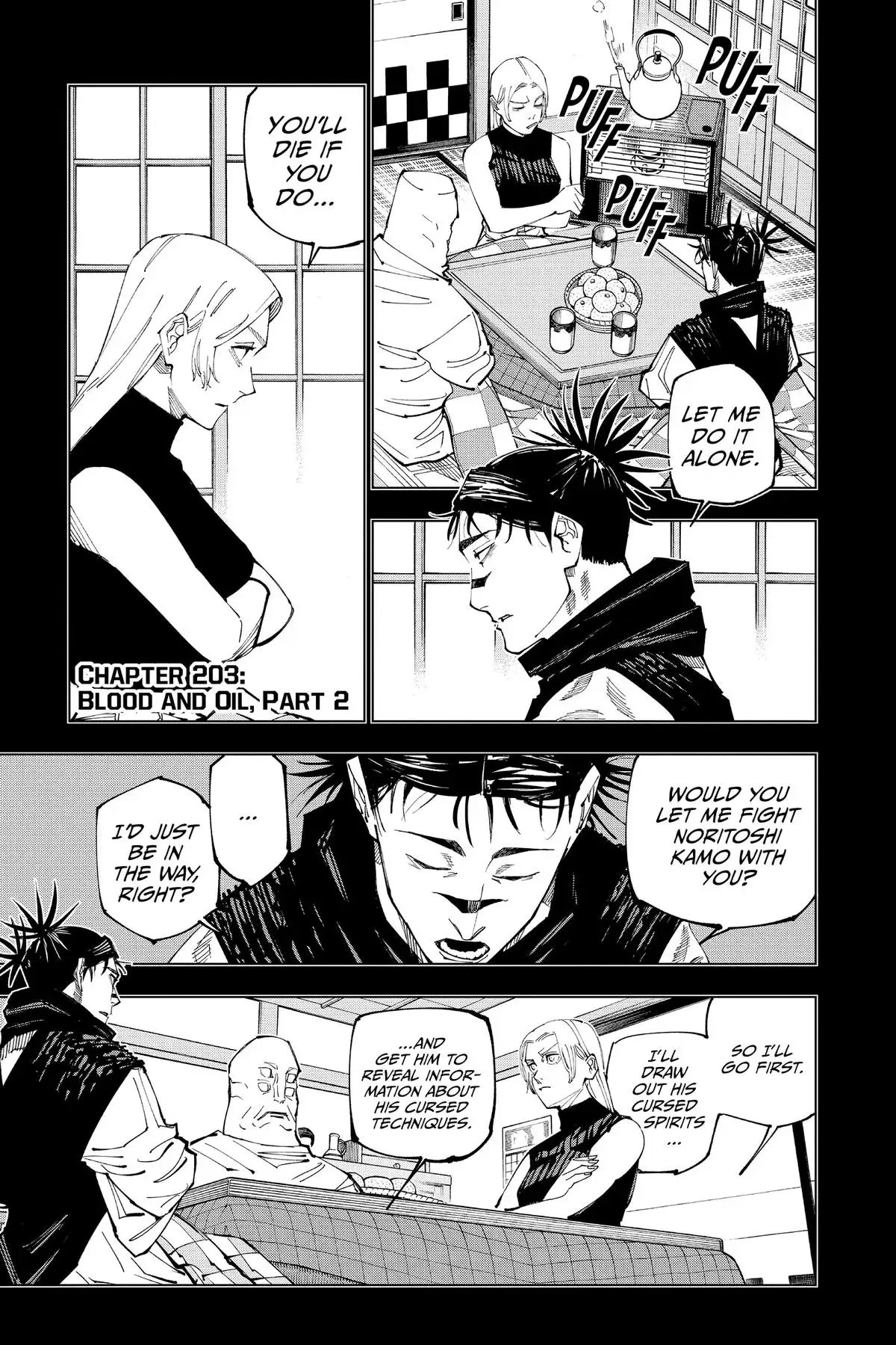 Read Jujutsu Kaisen Chapter 203 Page 1