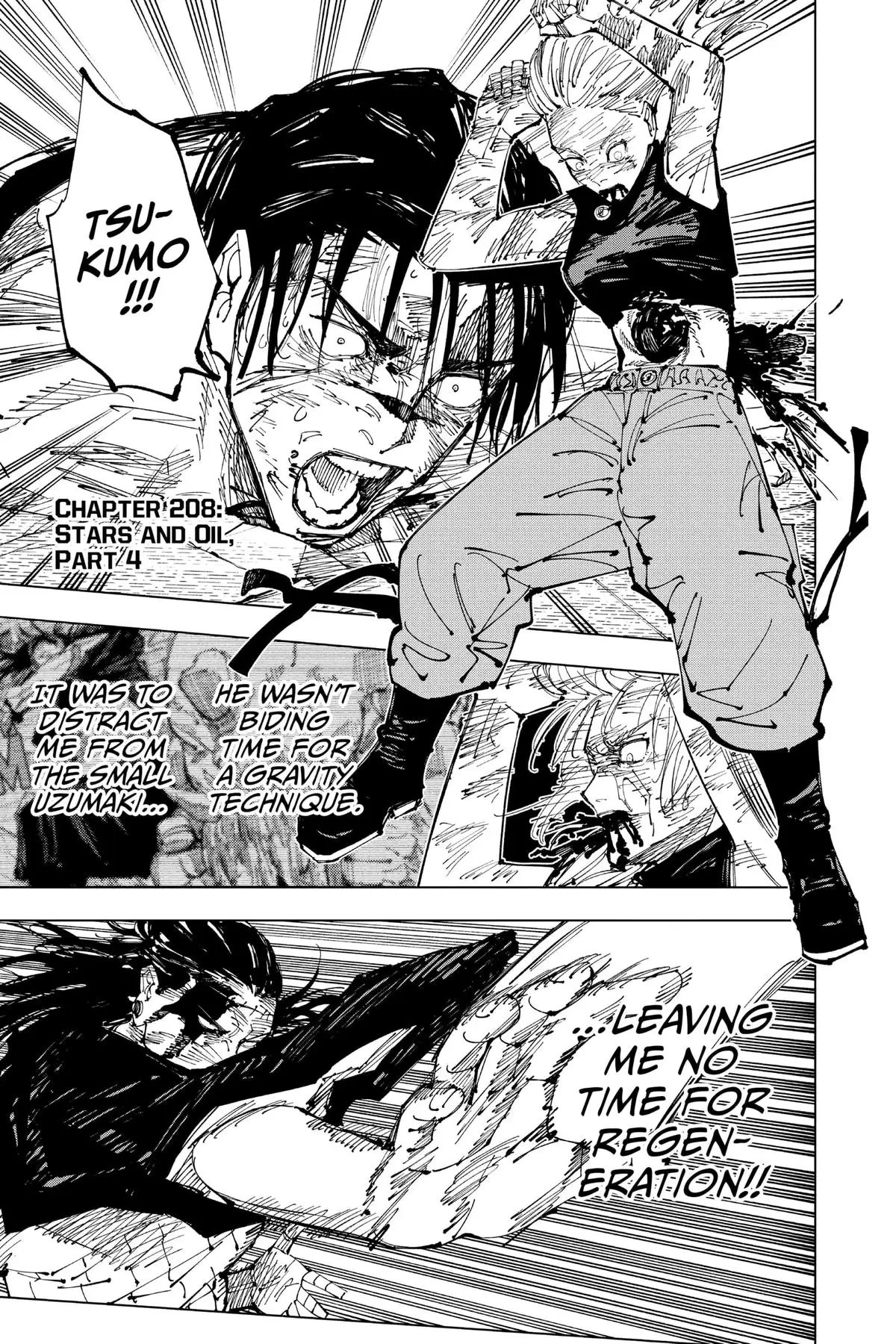 Read Jujutsu Kaisen Chapter 208 Page 1