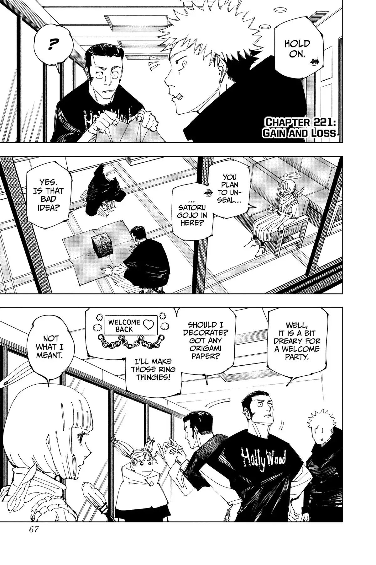 Read Jujutsu Kaisen Chapter 221 Page 1