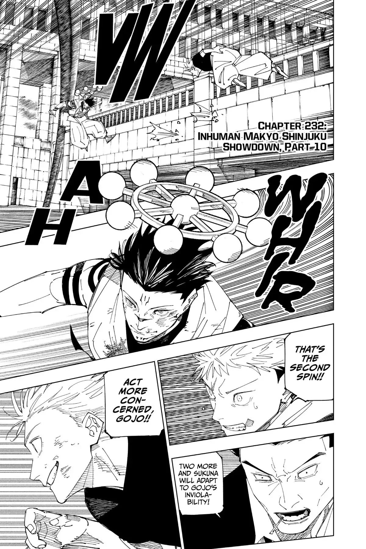 Read Jujutsu Kaisen Chapter 232 Page 1