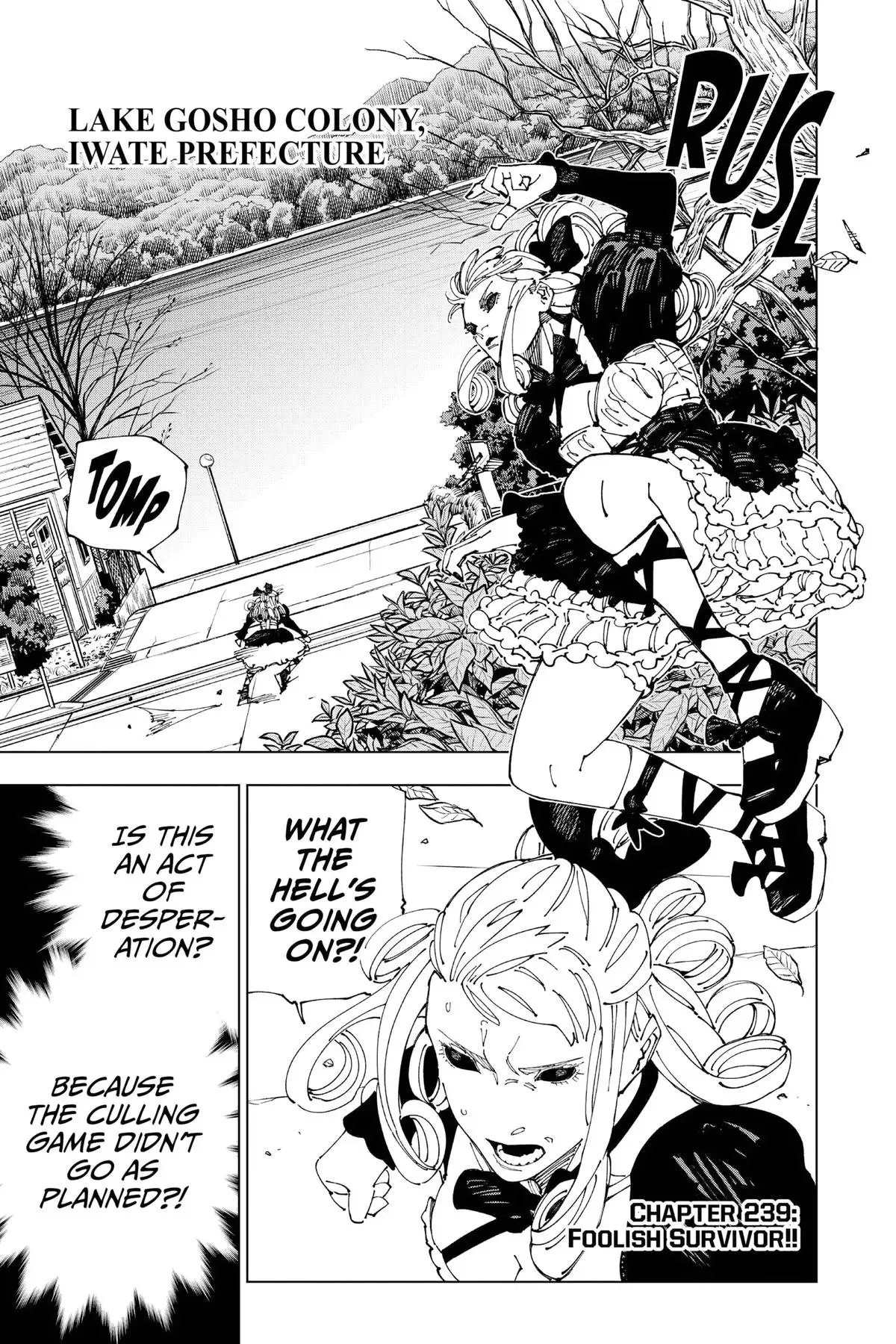 Read Jujutsu Kaisen Chapter 239 Page 1