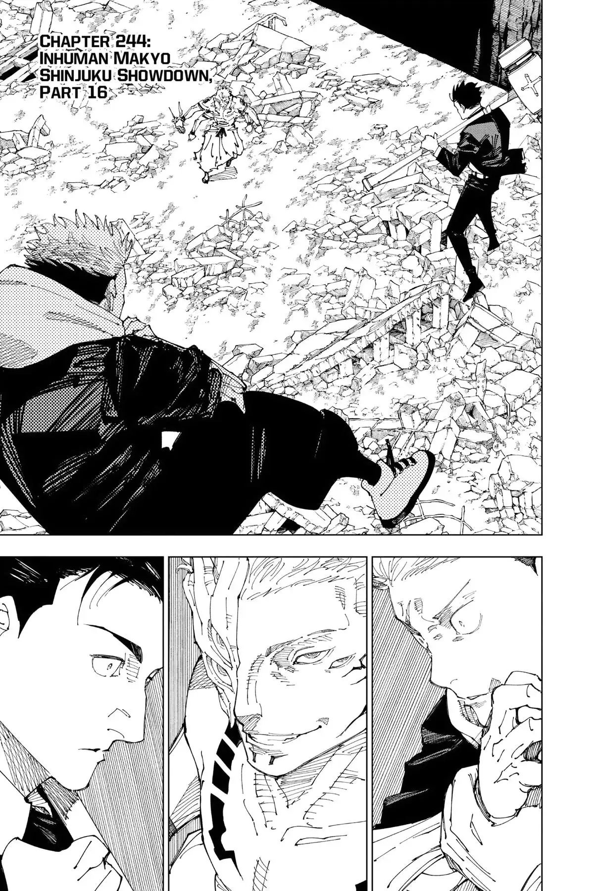 Read Jujutsu Kaisen Chapter 244 Page 1