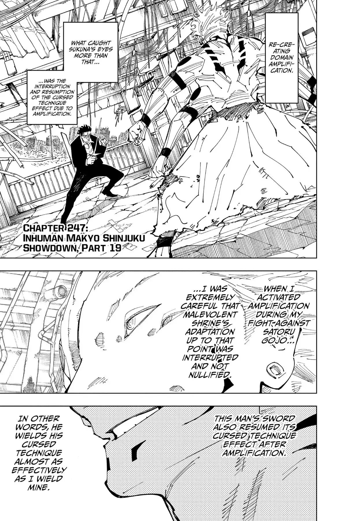 Read Jujutsu Kaisen Chapter 247 Page 1