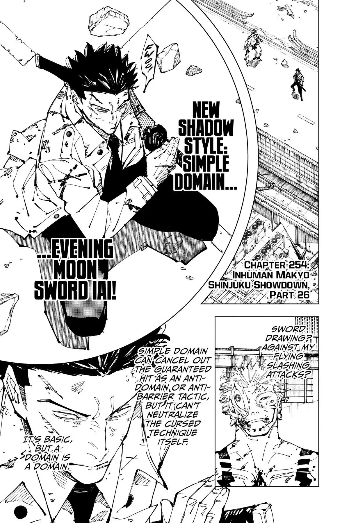 Read Jujutsu Kaisen Chapter 254 Page 1