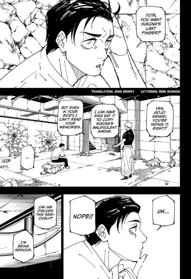 Read Jujutsu Kaisen Chapter 267 Page 3