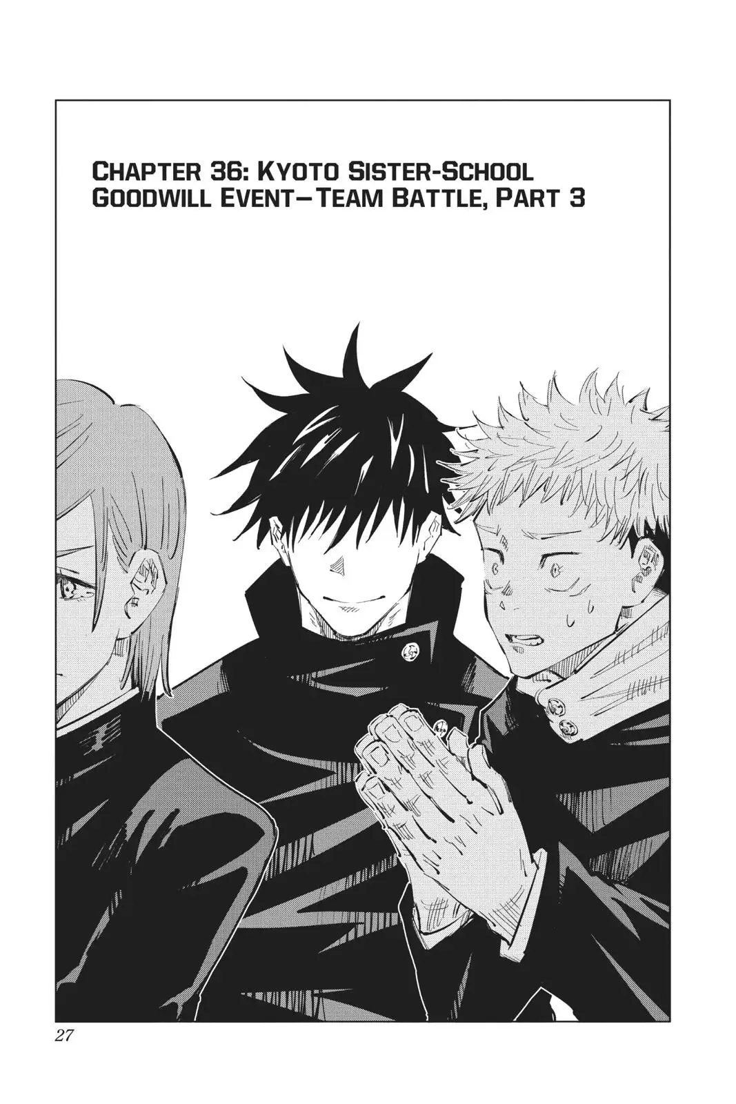 Read Jujutsu Kaisen Chapter 36 Page 1