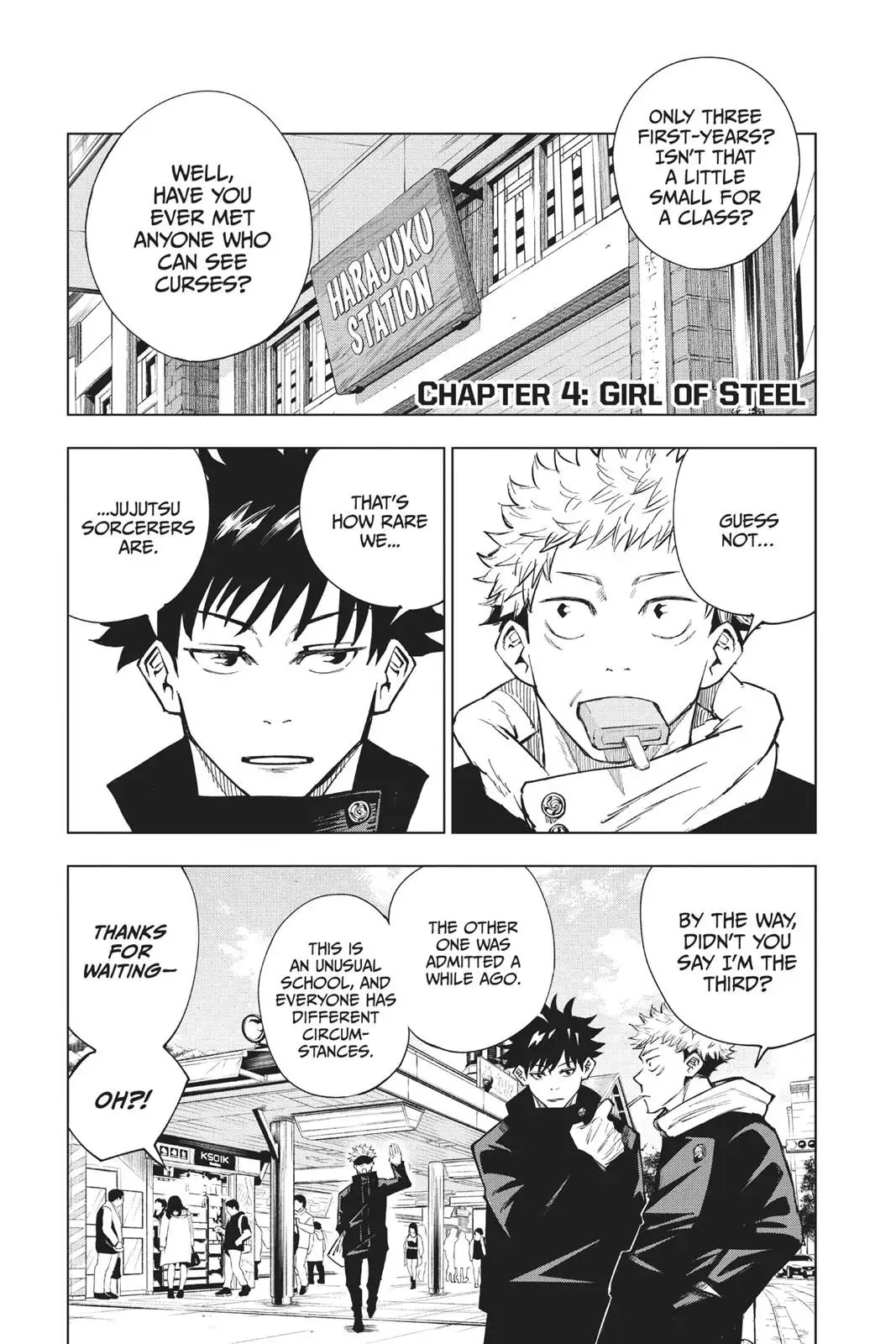 Read Jujutsu Kaisen Chapter 4 Page 1