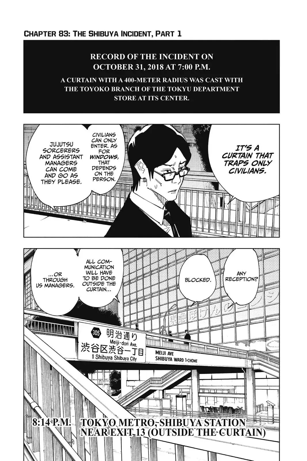 Read Jujutsu Kaisen Chapter 83 Page 1